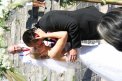 Svatební foto - Novomanželský polibek